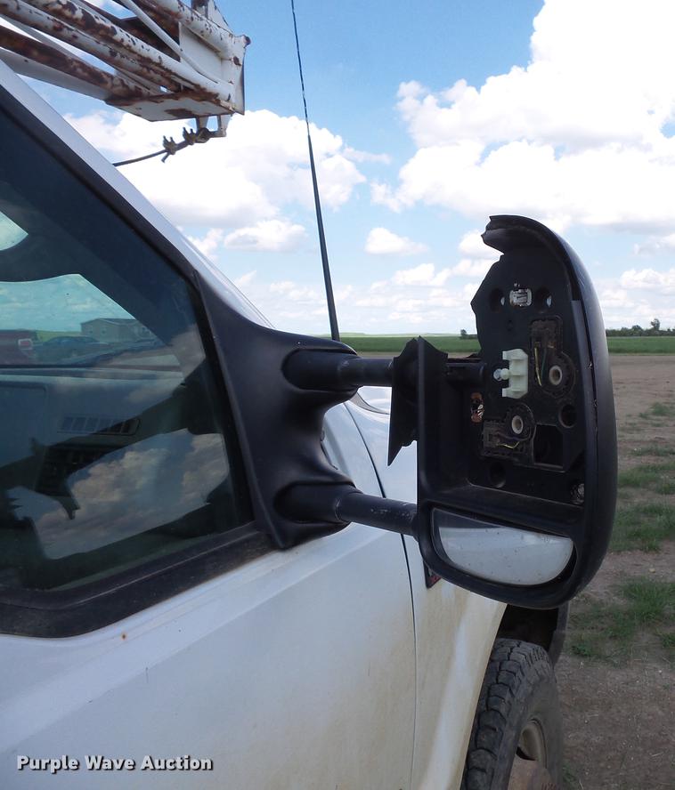 image for item DC4718 2001 Ford F350 Super Duty utility bed pickup truck with Jessen pump hoist