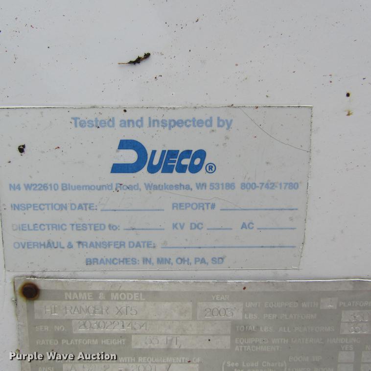 image for item DD2689 2004 International 4300 bucket truck