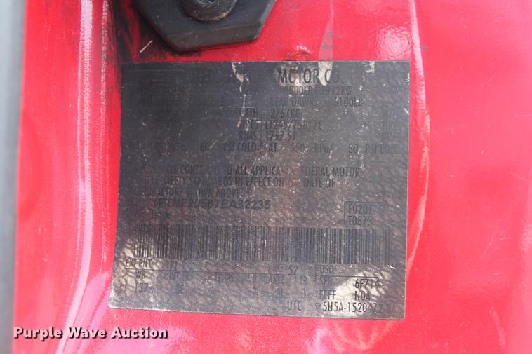 image for item DD4978 2007 Ford F250 Super Duty XL pickup truck