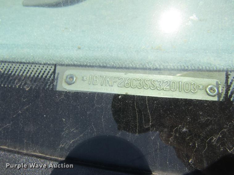 image for item DD5730 1995 Dodge Ram 2500 pickup truck