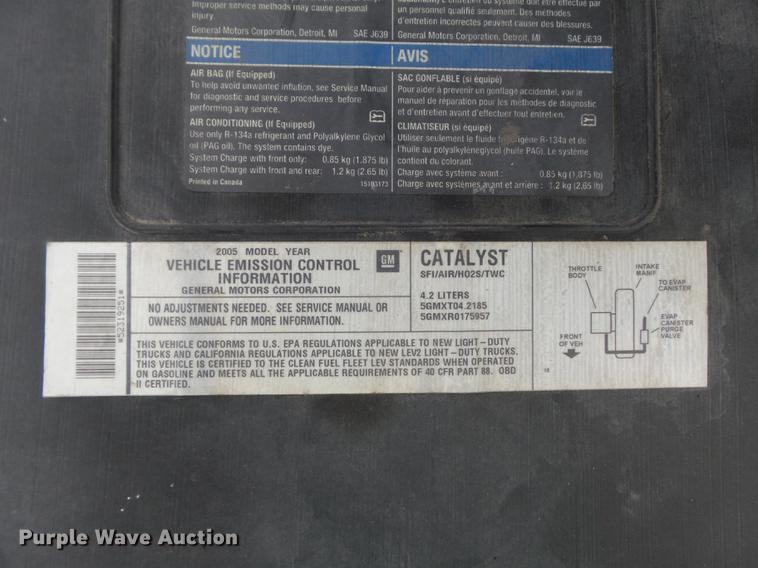 image for item DD7203 2005 Chevrolet TrailBlazer LS SUV