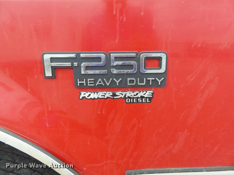 image for item DD7207 1997 Ford F250 HD XLT pickup truck