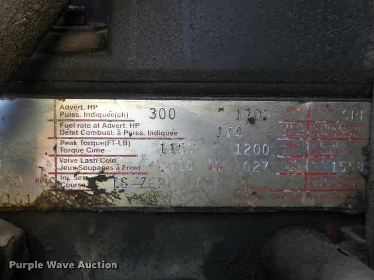 image for item DD7229 1994 White Gmc WG dump truck