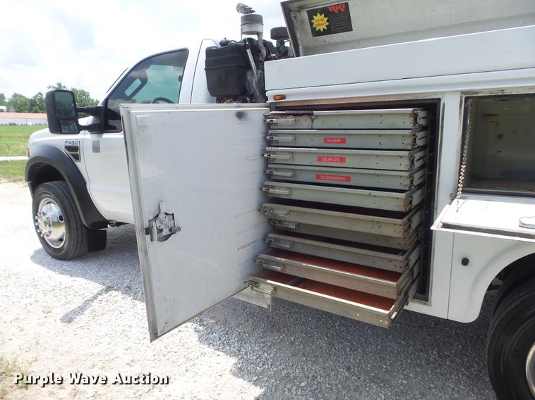 image for item DD7234 2008 Ford F450 Super Duty XL service truck