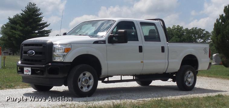 image for item DD7235 2012 Ford F250 Super Duty XL Crew Cab pickup truck