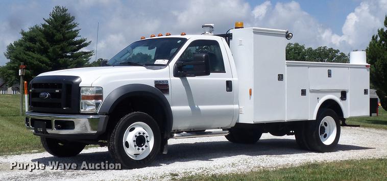 image for item DD7239 2008 Ford F550 Super Duty XL service truck