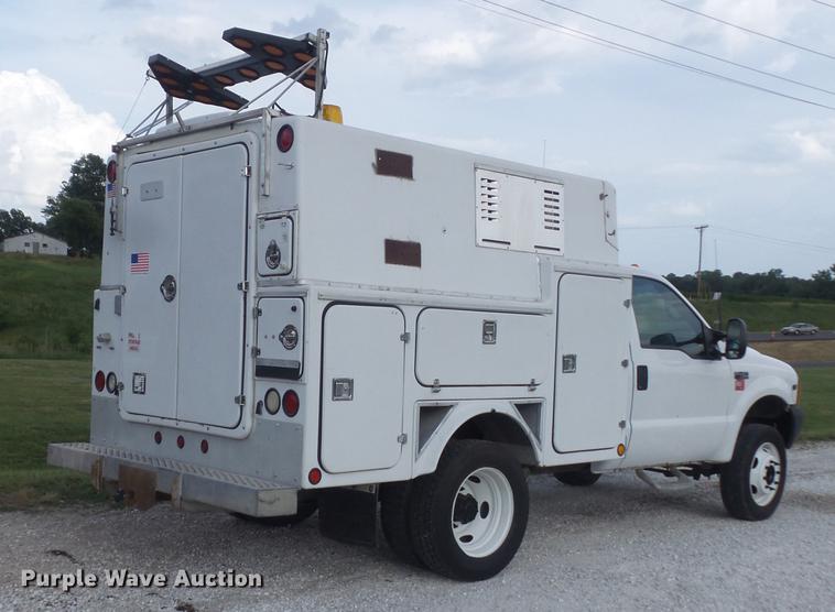 image for item DD7245 2000 Ford F450 Super Duty XL utility bed pickup truck