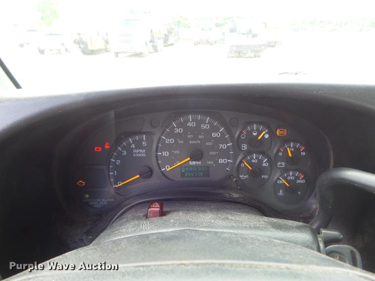 image for item DD7249 2008 GMC C5500 flatbed truck