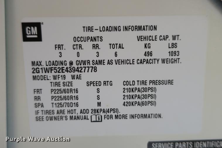 image for item DE3719 2003 Chevrolet Impala