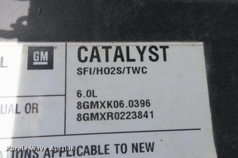 image for item DE3754 2008 Chevrolet Sliverado 2500HD pickup truck