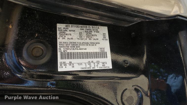 image for item DE7179 2003 Ford Expedition Eddie Bauer SUV