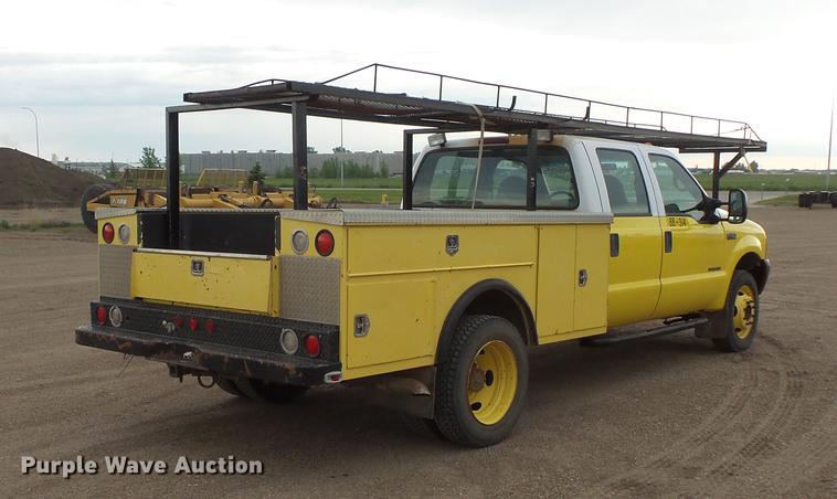 image for item DV9309 1999 Ford F450 Super Duty Crew Cab utility truck