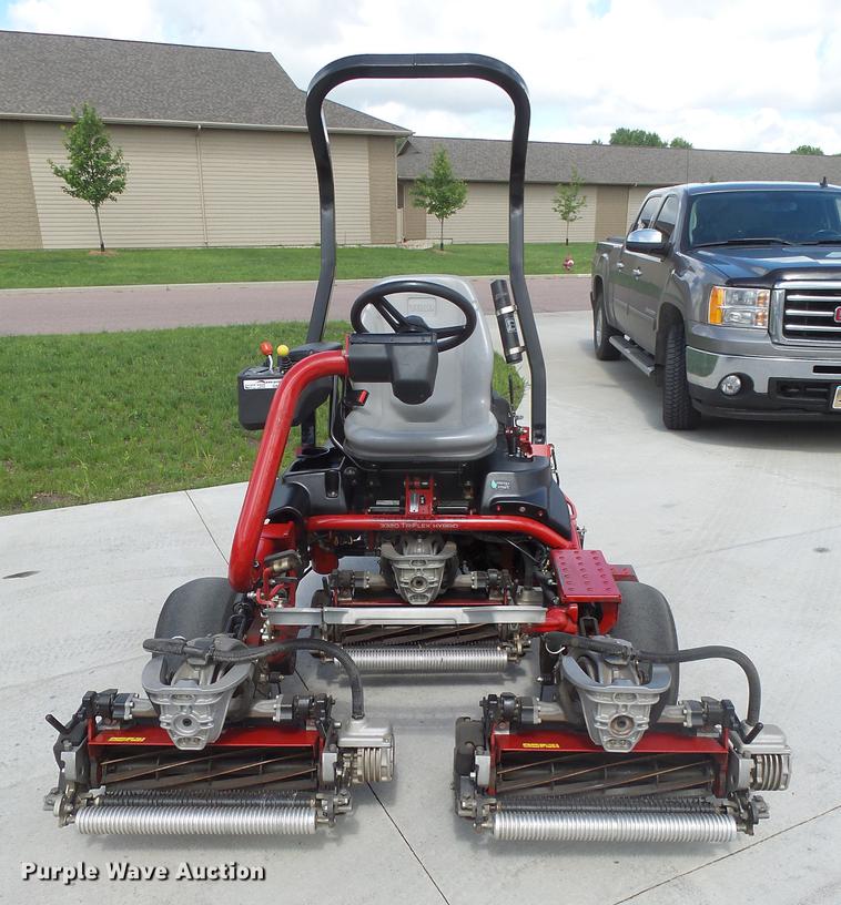 image for item DX9118 2012 Toro Greensmaster 3320 Triflex Hybrid turf groomer lawn mower