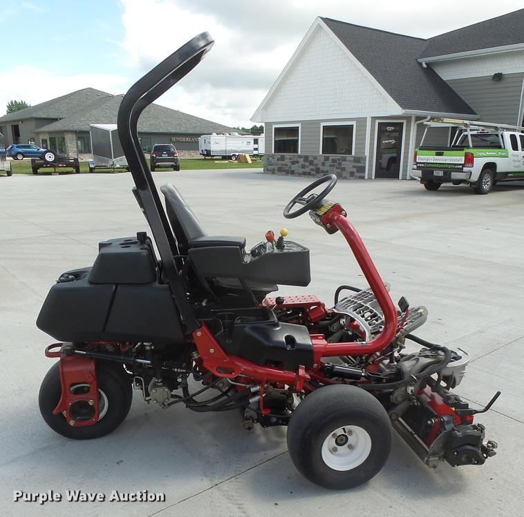 image for item DX9118 2012 Toro Greensmaster 3320 Triflex Hybrid turf groomer lawn mower