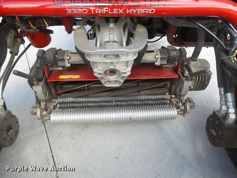 image for item DX9118 2012 Toro Greensmaster 3320 Triflex Hybrid turf groomer lawn mower