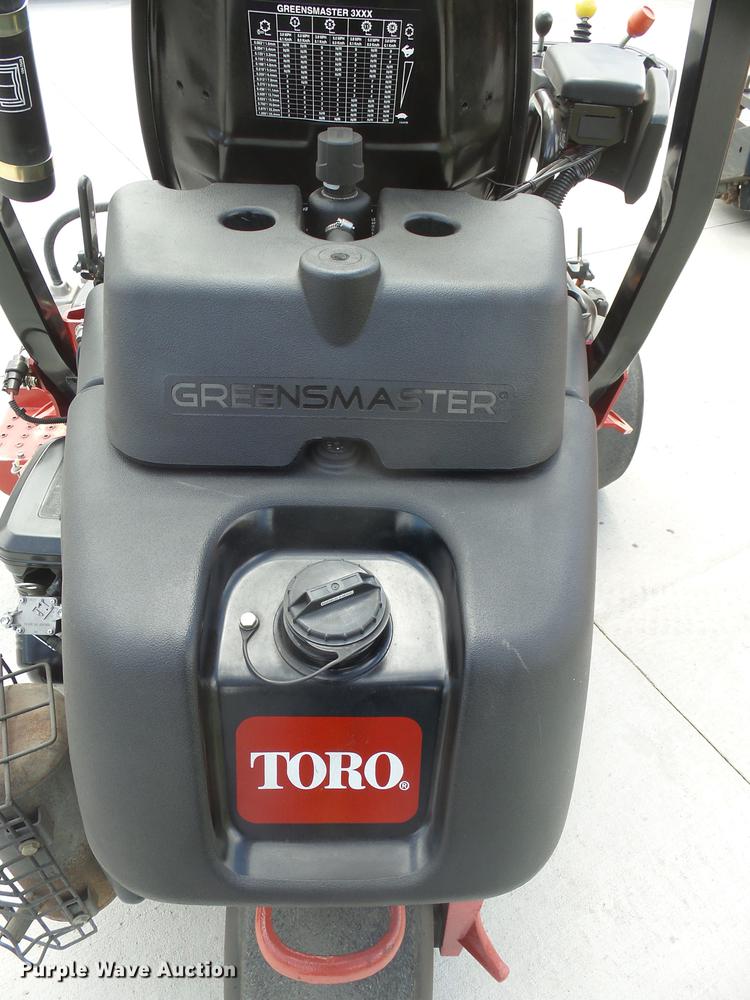 image for item DX9118 2012 Toro Greensmaster 3320 Triflex Hybrid turf groomer lawn mower