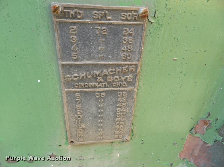 image for item DZ9365 Schumacher steel lathe