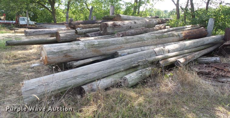 image for item DZ9366 Approximately 100 telephone poles