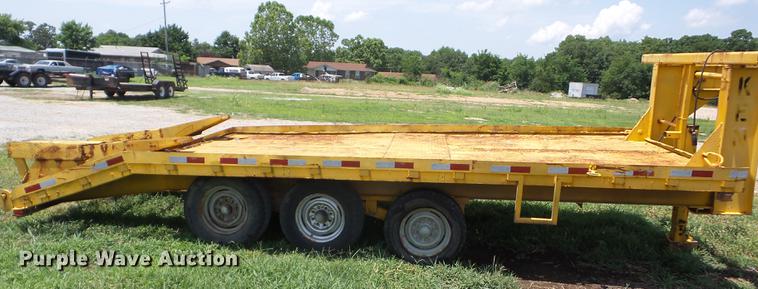 image for item EI9824 Shop built equipment trailer