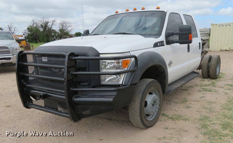 image for item EJ9636 2011 Ford F550 Crew Cab truck cab and chassis