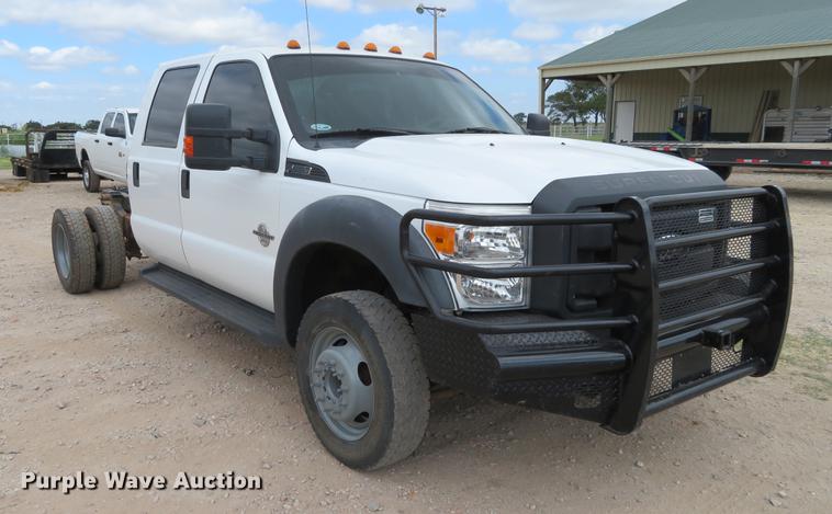 image for item EJ9636 2011 Ford F550 Crew Cab truck cab and chassis