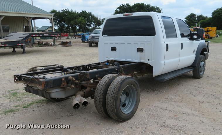 image for item EJ9636 2011 Ford F550 Crew Cab truck cab and chassis