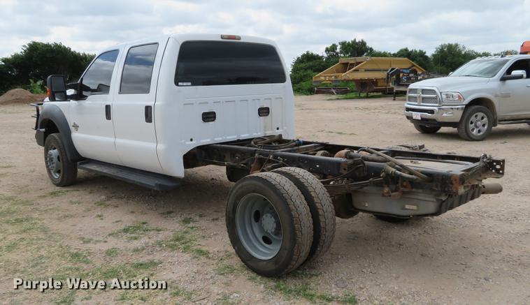 image for item EJ9636 2011 Ford F550 Crew Cab truck cab and chassis