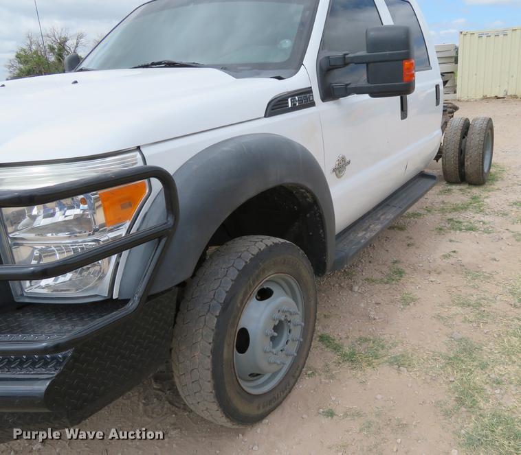 image for item EJ9636 2011 Ford F550 Crew Cab truck cab and chassis