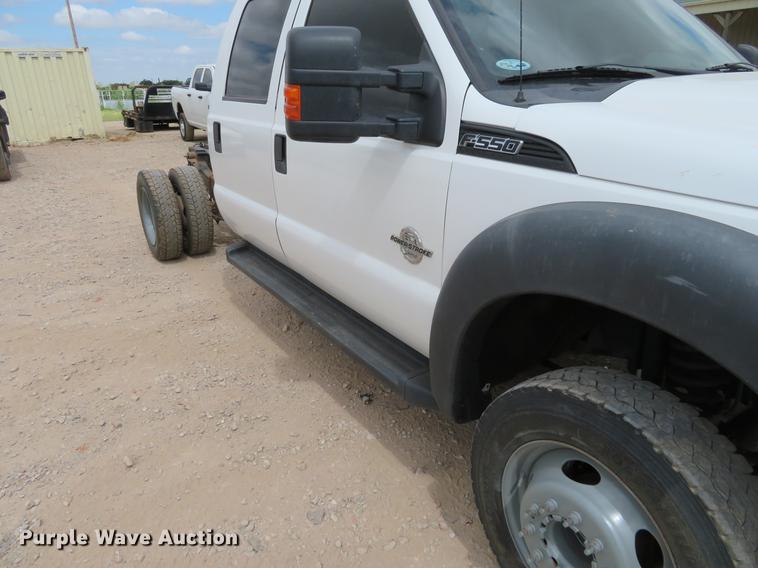 image for item EJ9636 2011 Ford F550 Crew Cab truck cab and chassis