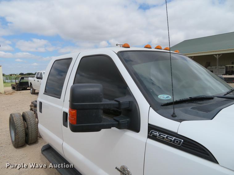 image for item EJ9636 2011 Ford F550 Crew Cab truck cab and chassis