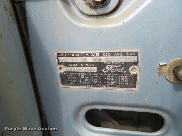 image for item EJ9693 1962 Ford Thunderbird