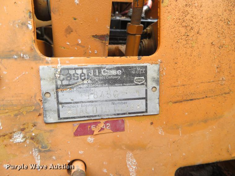 image for item EJ9696 1995 Case 1845C skid steer