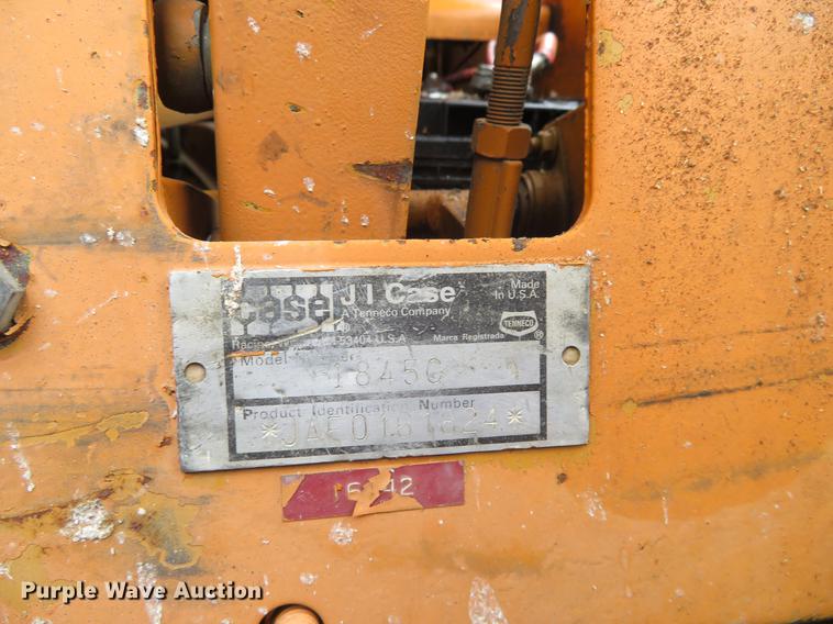 image for item EJ9696 1995 Case 1845C skid steer