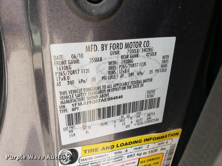 image for item EP9441 2010 Ford Expedition SUV