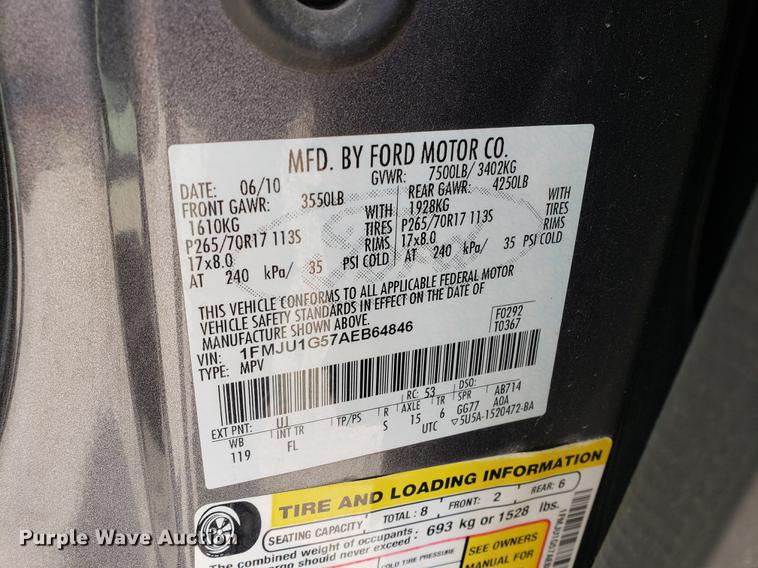 image for item EP9441 2010 Ford Expedition SUV