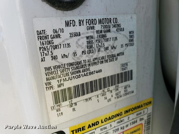 image for item EP9442 2010 Ford Expedition SUV