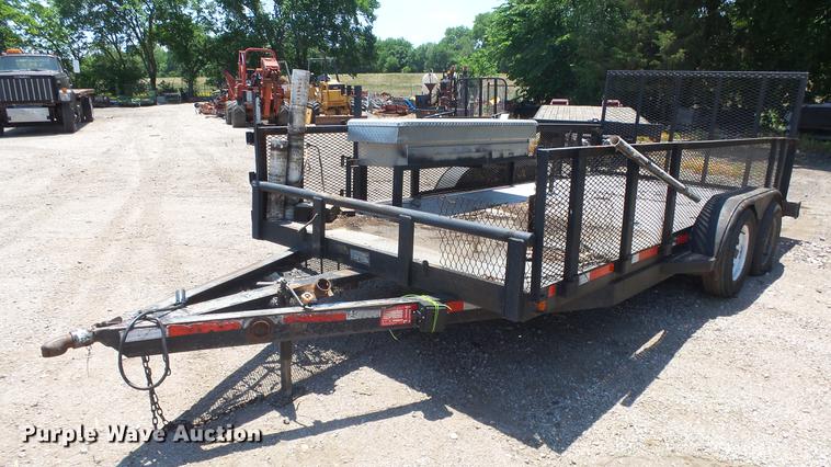 image for item ER9532 2001 ACT utility trailer