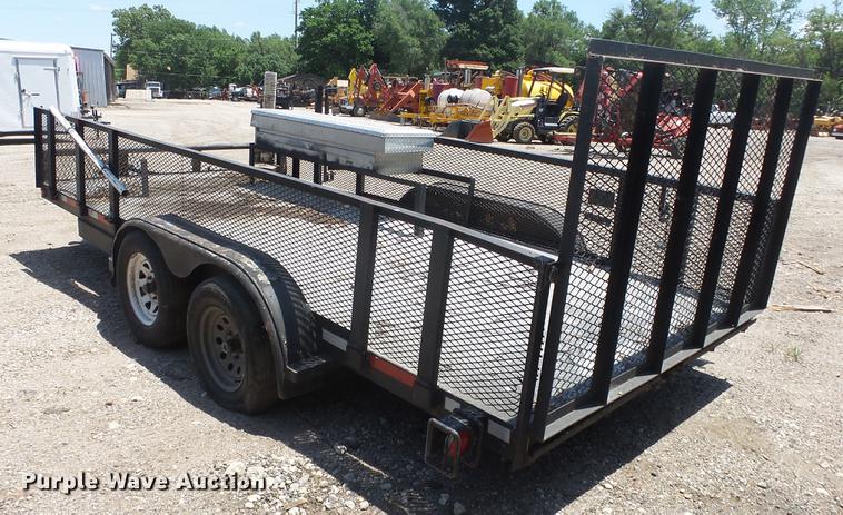 image for item ER9532 2001 ACT utility trailer