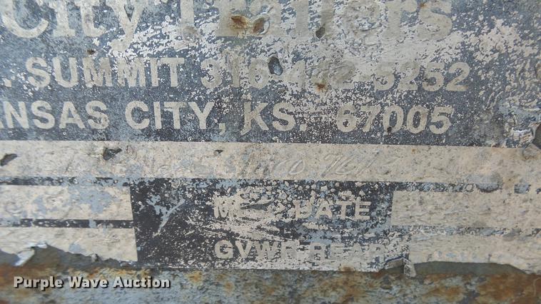 image for item ER9532 2001 ACT utility trailer