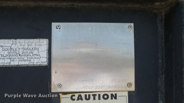 image for item ER9533 2003 Titan equipment trailer