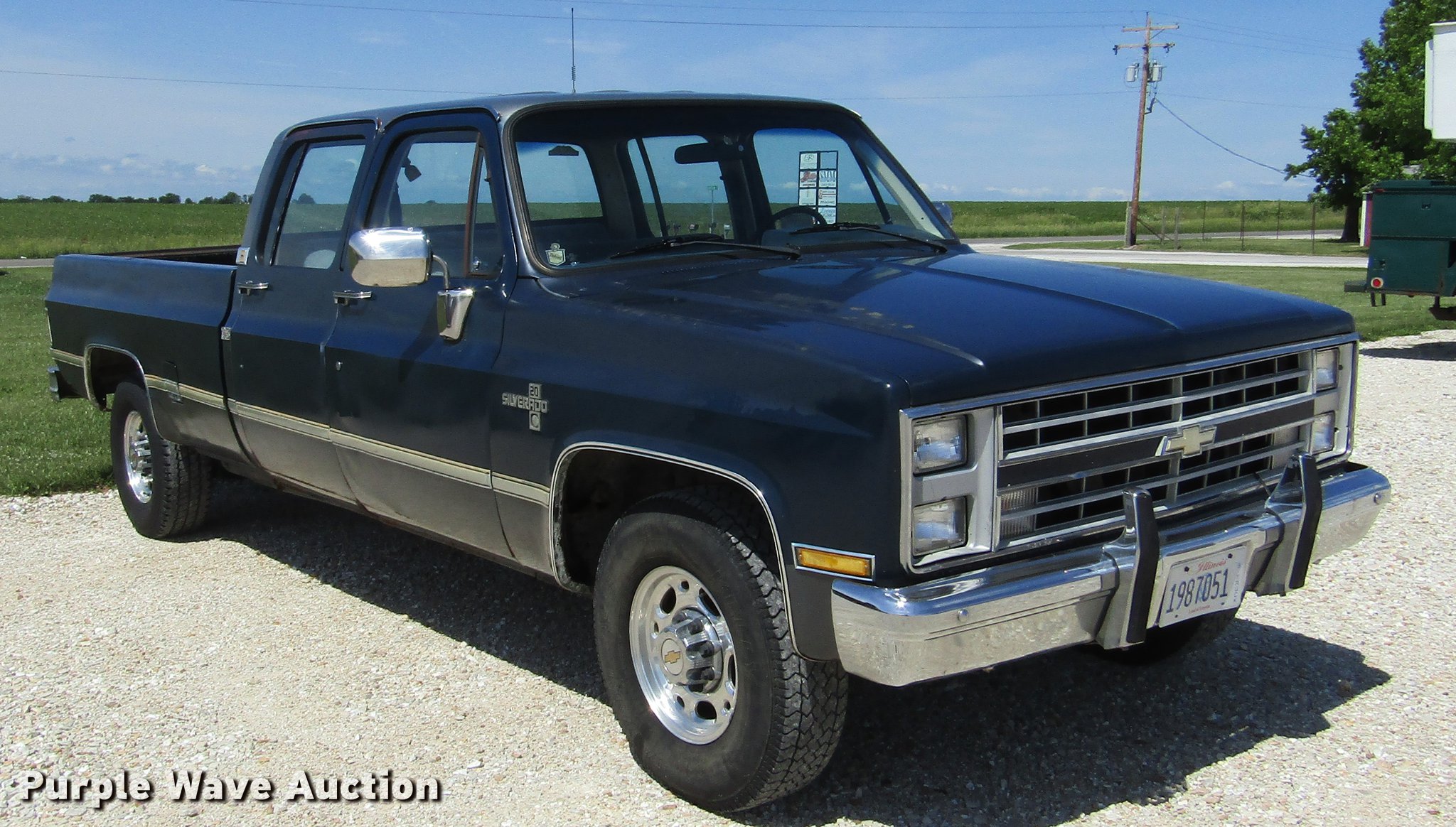 1987 Chevrolet R20 Crew Cab pickup truck in Jacksonville, IL | Item ...