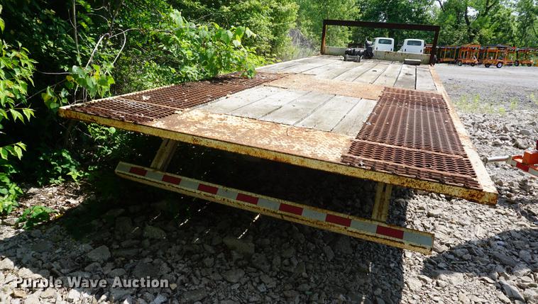 image for item DB6017 2003 Overbuilt tilt deck equipment trailer