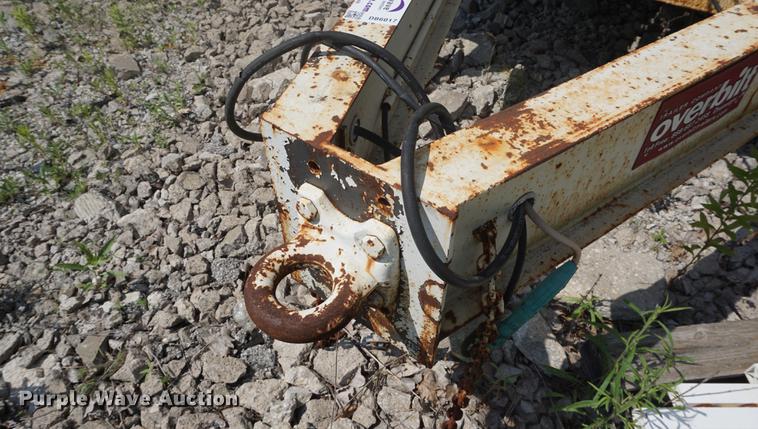 image for item DB6017 2003 Overbuilt tilt deck equipment trailer