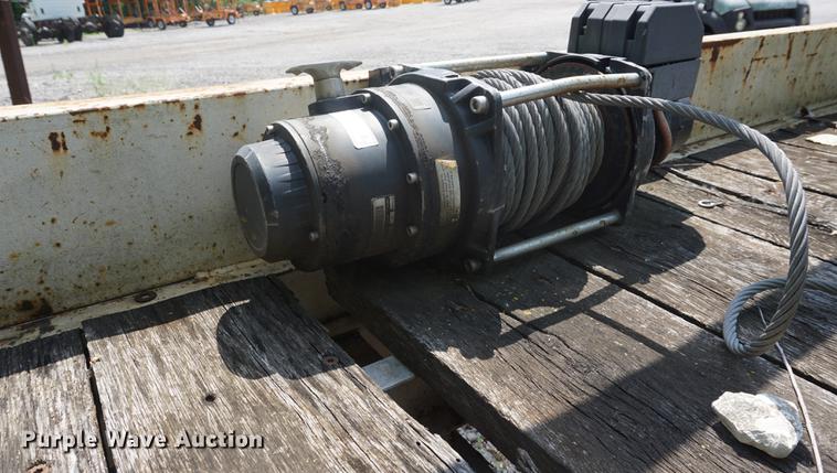 image for item DB6017 2003 Overbuilt tilt deck equipment trailer