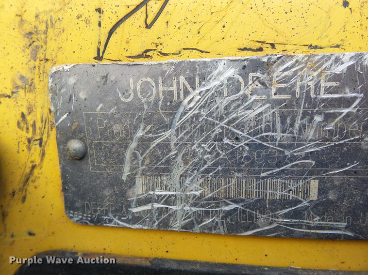 image for item DB7111 1999 John Deere 250 skid steer