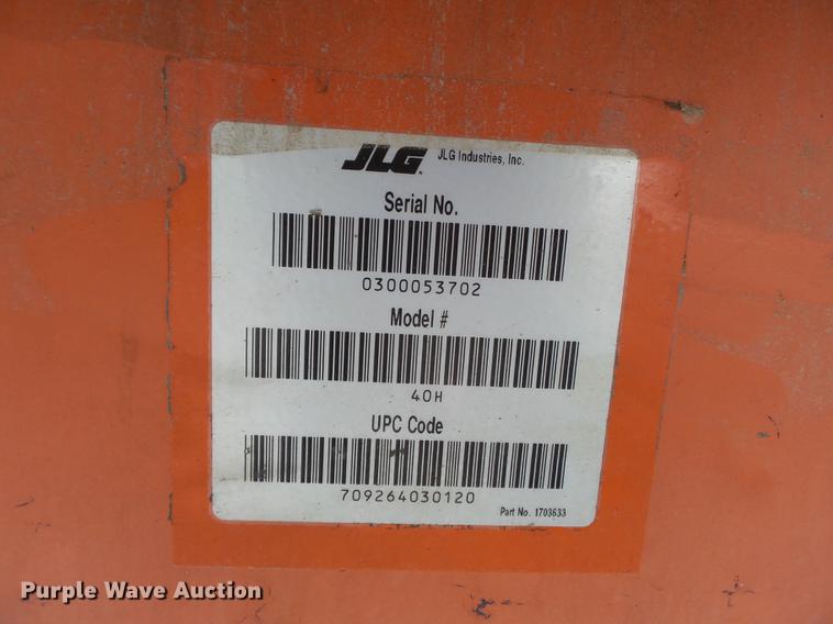 image for item DB7116 2000 JLG 40H boom lift