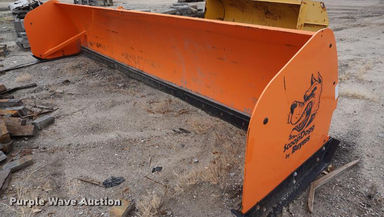 image for item DB8477 Buyers Scoop Dog bucket mounted snow pusher blade