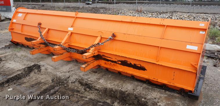 image for item DB8477 Buyers Scoop Dog bucket mounted snow pusher blade