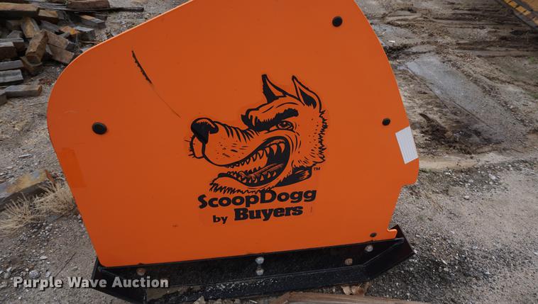 image for item DB8477 Buyers Scoop Dog bucket mounted snow pusher blade
