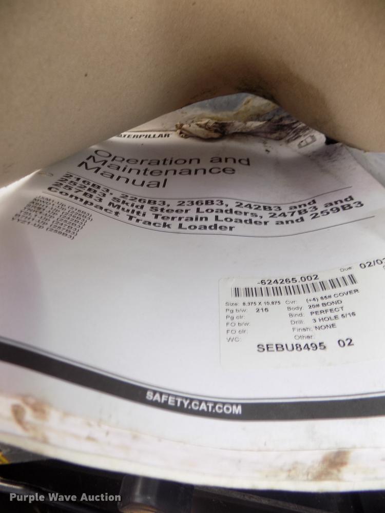 image for item DB8711 2012 Caterpillar 242B3 skid steer